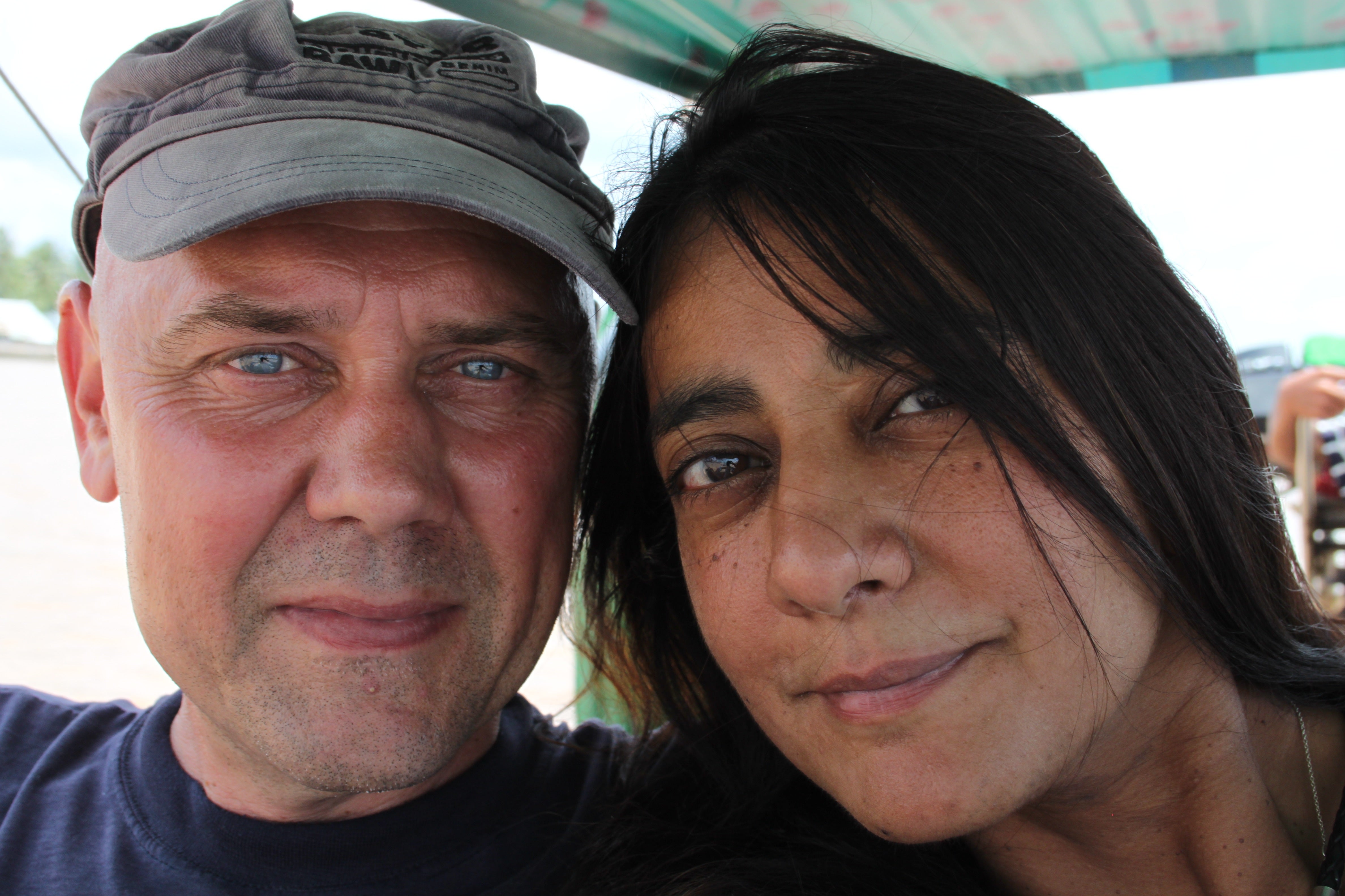 <p>Paul with his partner Priya</p>