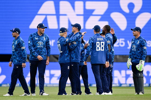 England fell to a ninth successive overseas ODI series defeat in Hamilton (Andrew Cornaga/Photosport via AP/PA)