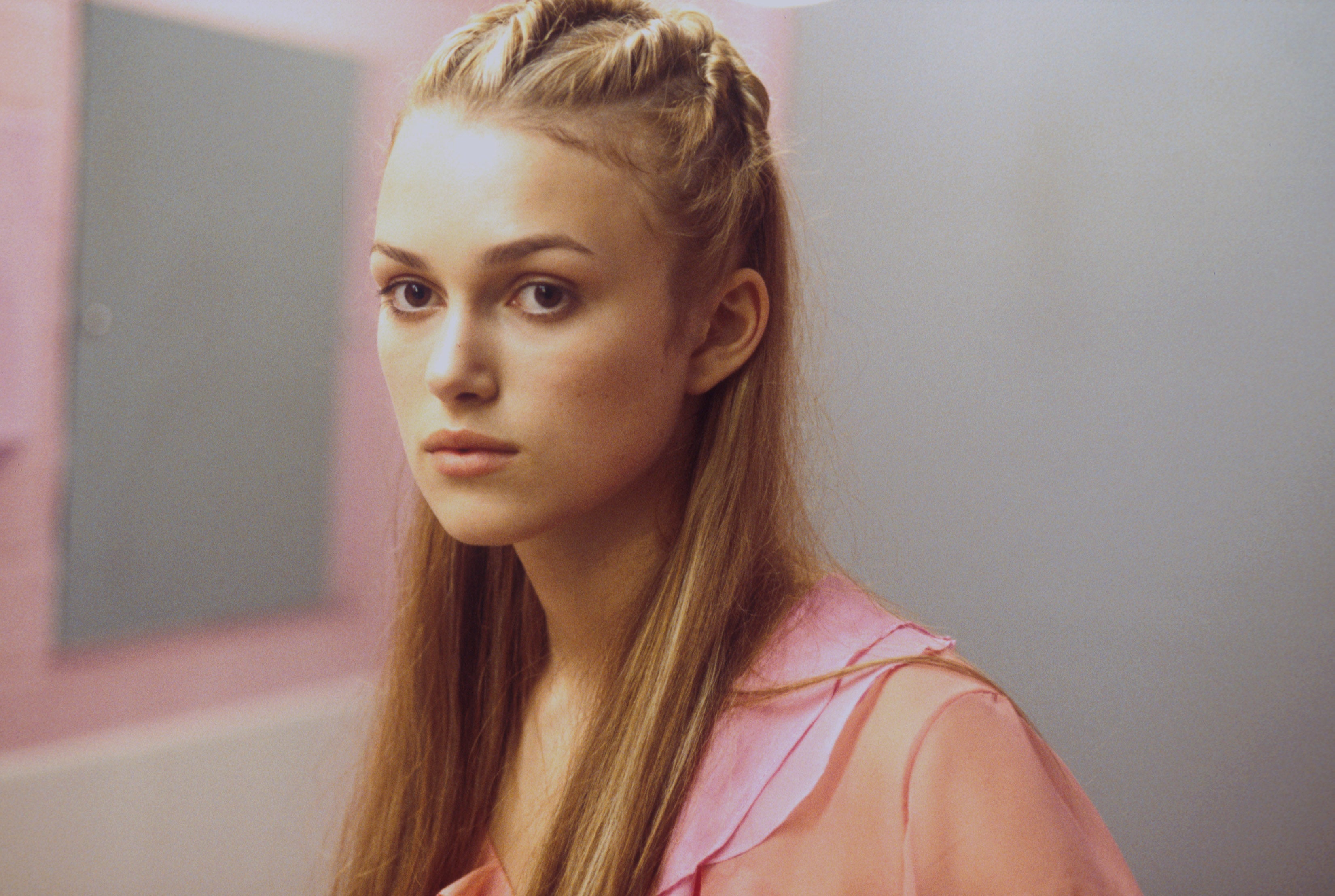 First impressions: Keira Knightley made an impact as the 16-year-old star of psychological thriller ‘The Hole’