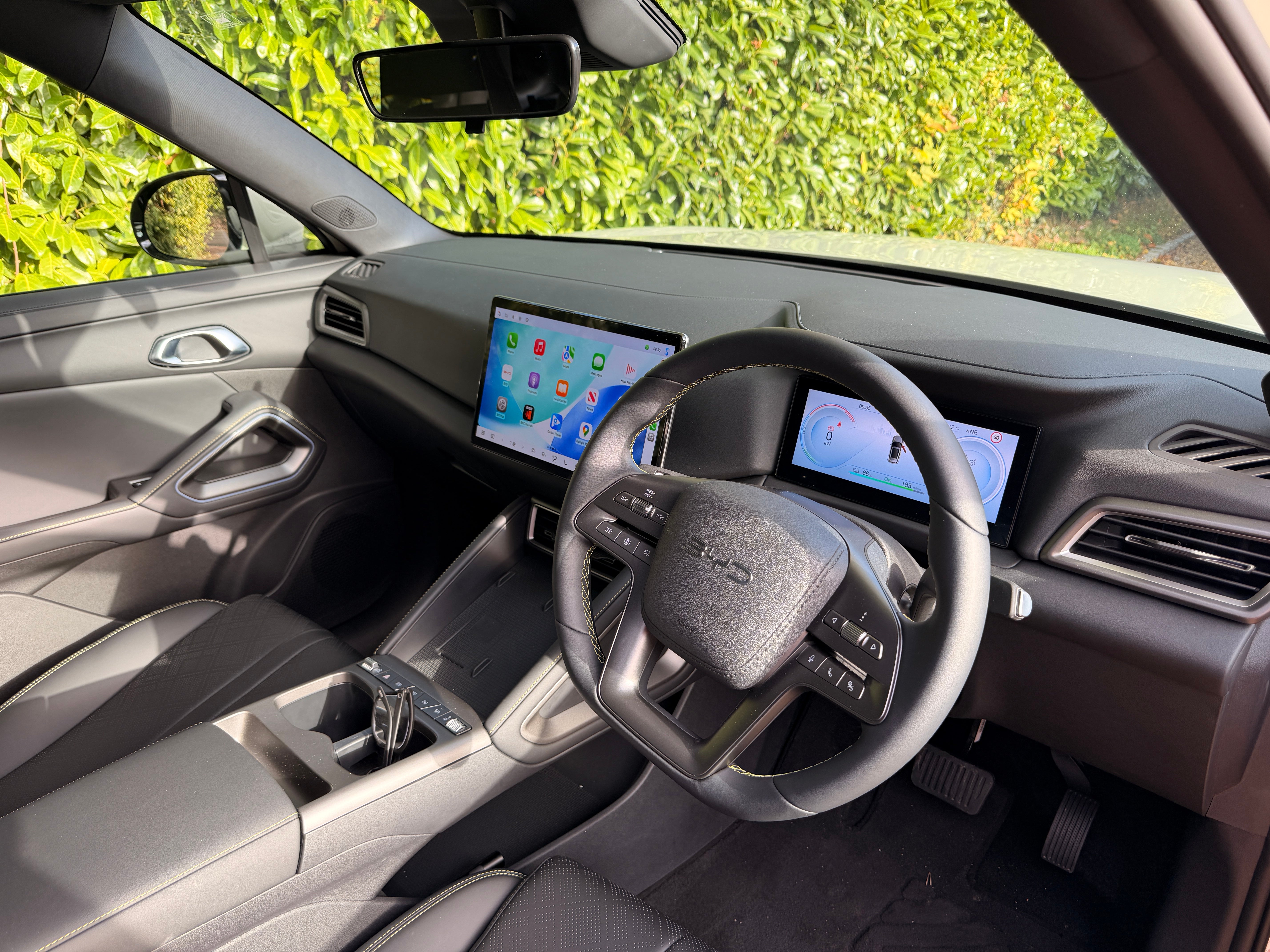 BYD's 12-inch screen will rotate on command – unless you're using Apple CarPlay or Android Auto