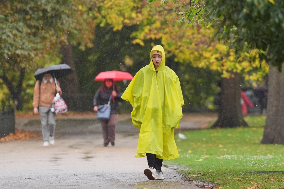 Heavy rain and gale-force winds set to batter UK until next week