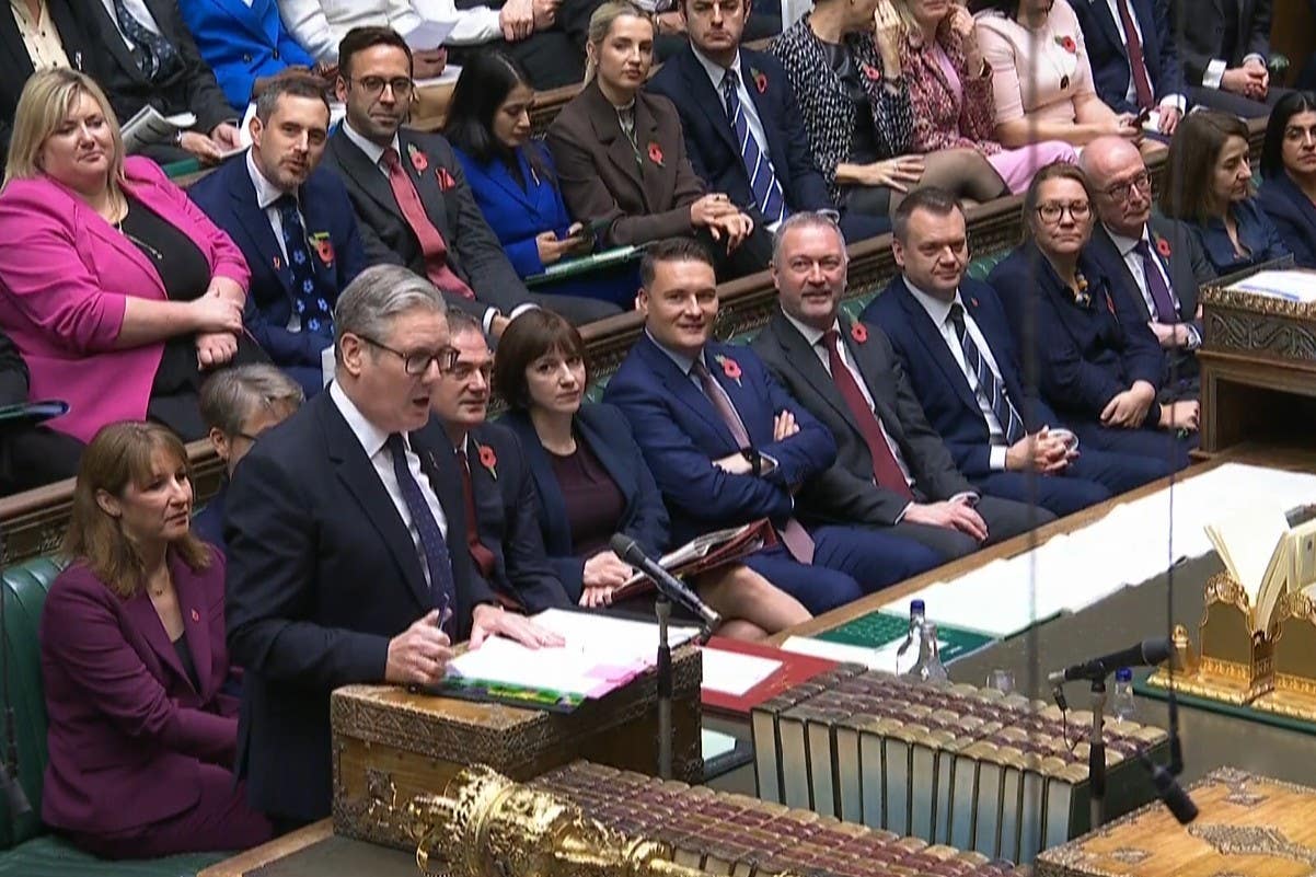Screen grab of Prime Minister Sir Keir Starmer speaking during Prime Minister’s Questions (House of Commons/UK Parliament/PA)