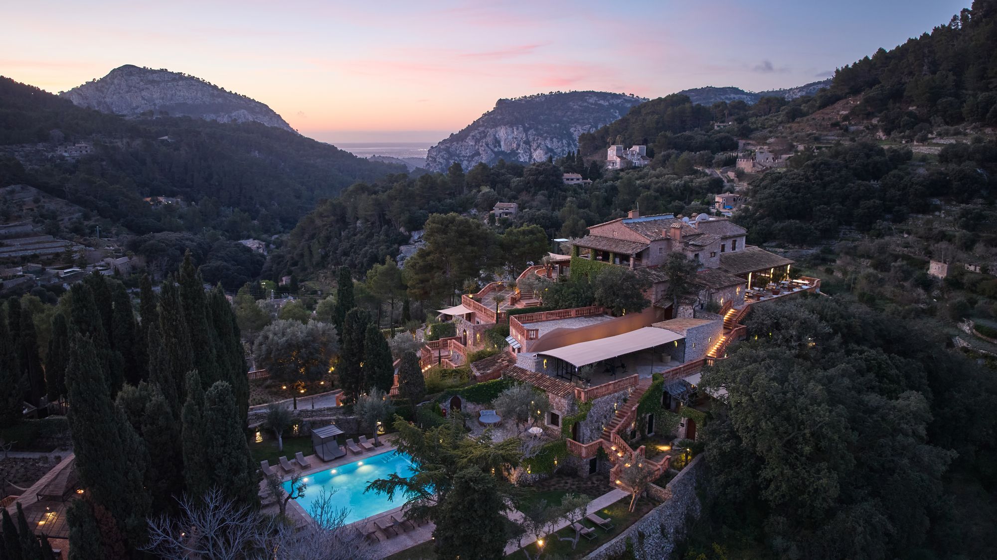 For an adults-only stay on the mountainside, head to Hotel Valldemossa