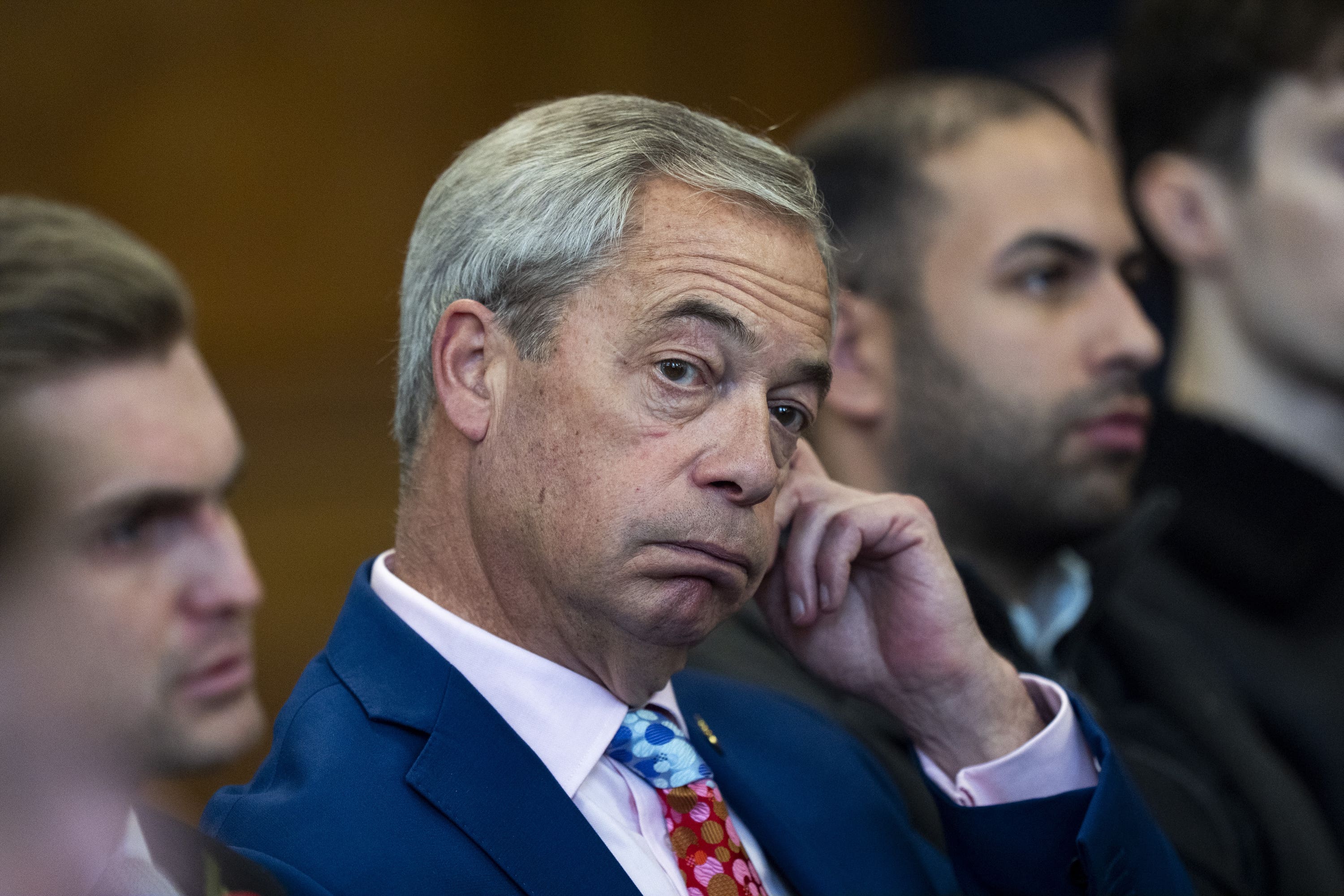 A motion put forward by Reform UK leader Nigel Farage calling for the UK to leave the ECHR was rejected by MPs on Wednesday (Ben Whitley/PA)