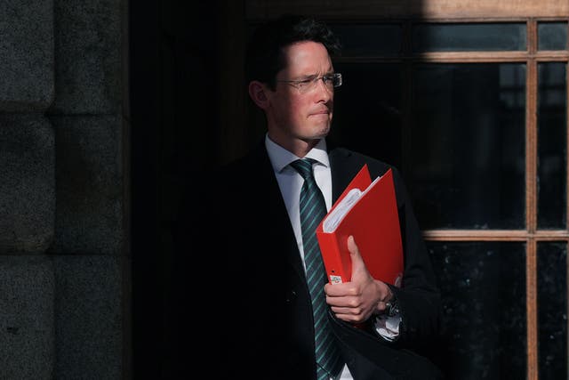 Enoch Burke at the High Court, Dublin (Brian Lawless/PA)