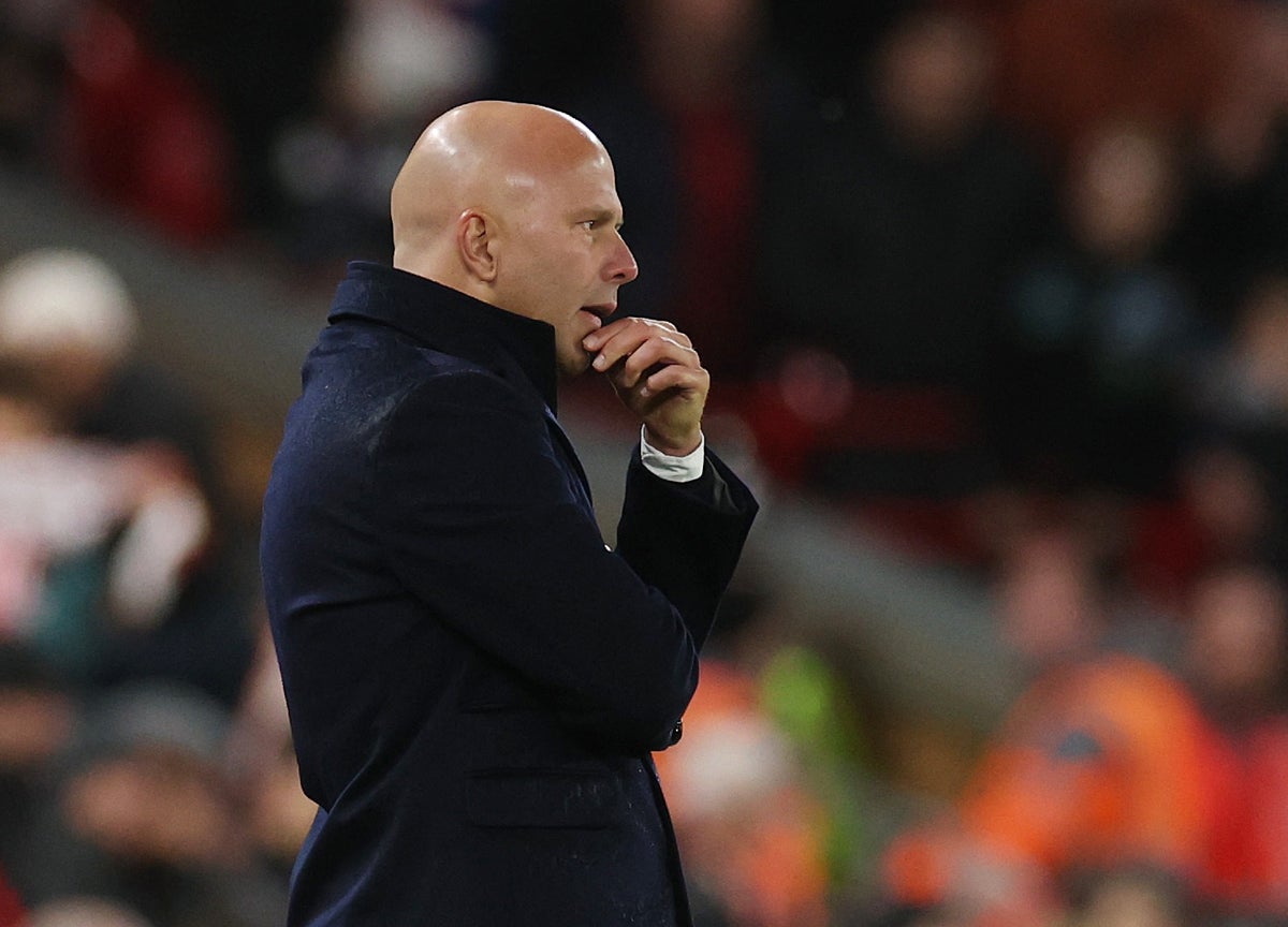 Arne Slot serenaded with ‘sacked’ chants by Crystal Palace fans as Liverpool crisis worsens