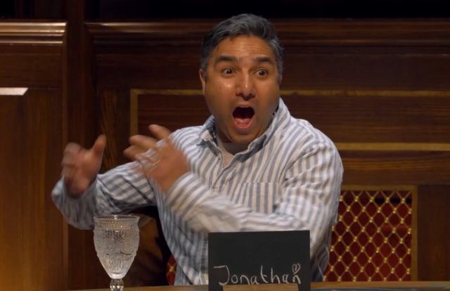 <p>Faithful Nick Mohammed has made it to the final</p>