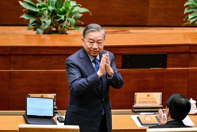 <p>To Lam, general secretary of the Communist Party of Vietnam</p>