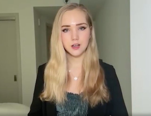 <p>German climate change skeptic Naomi Seibt is interviewed by Fox News Digital on Tuesday October 28 2025</p>