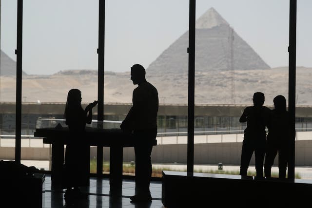<p>The Grand Egyptian Museum in Egypt</p>