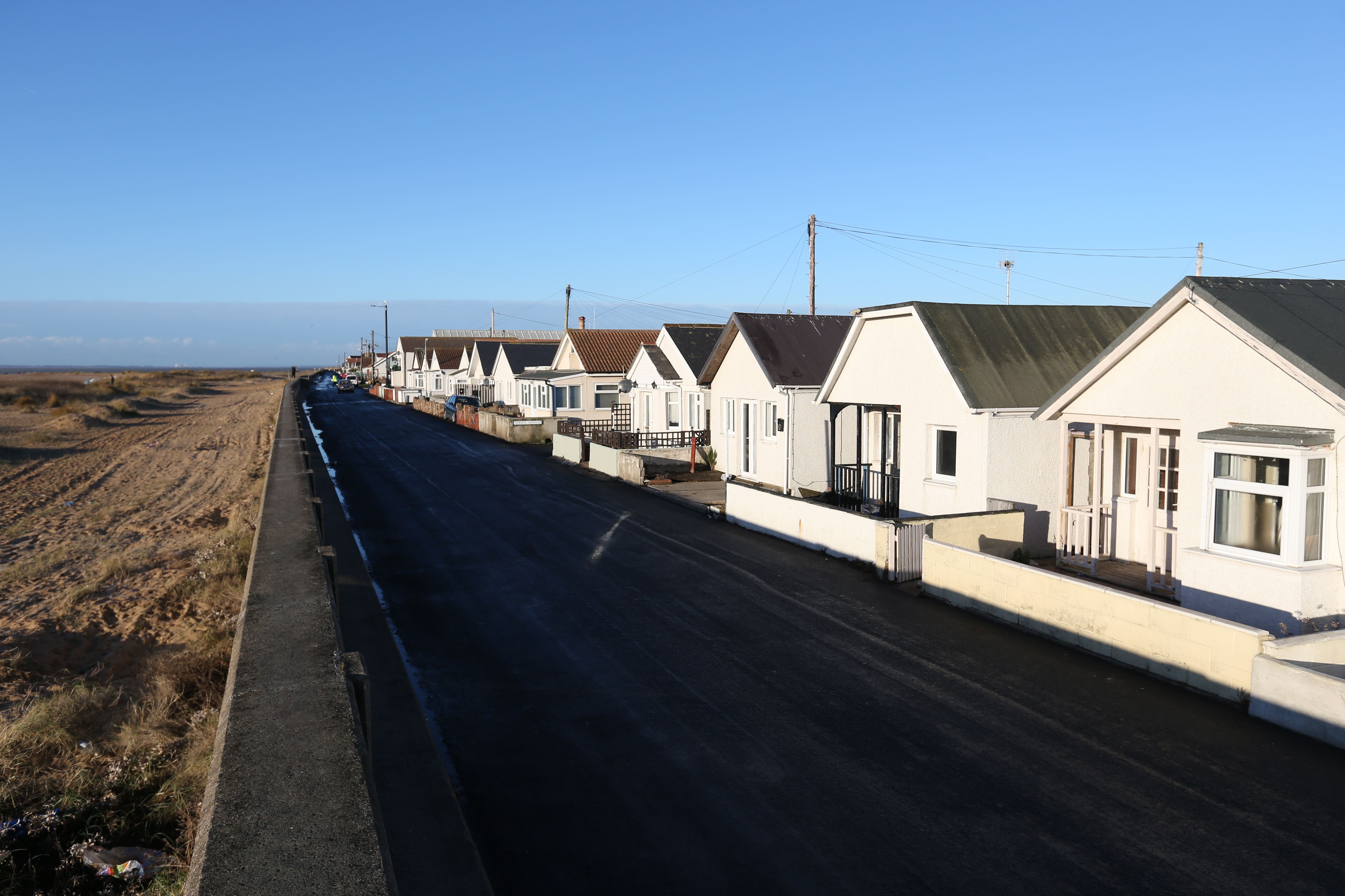 Jaywick in Essex is in the most deprived district in England, according to official data (Jonathan Brady/PA)