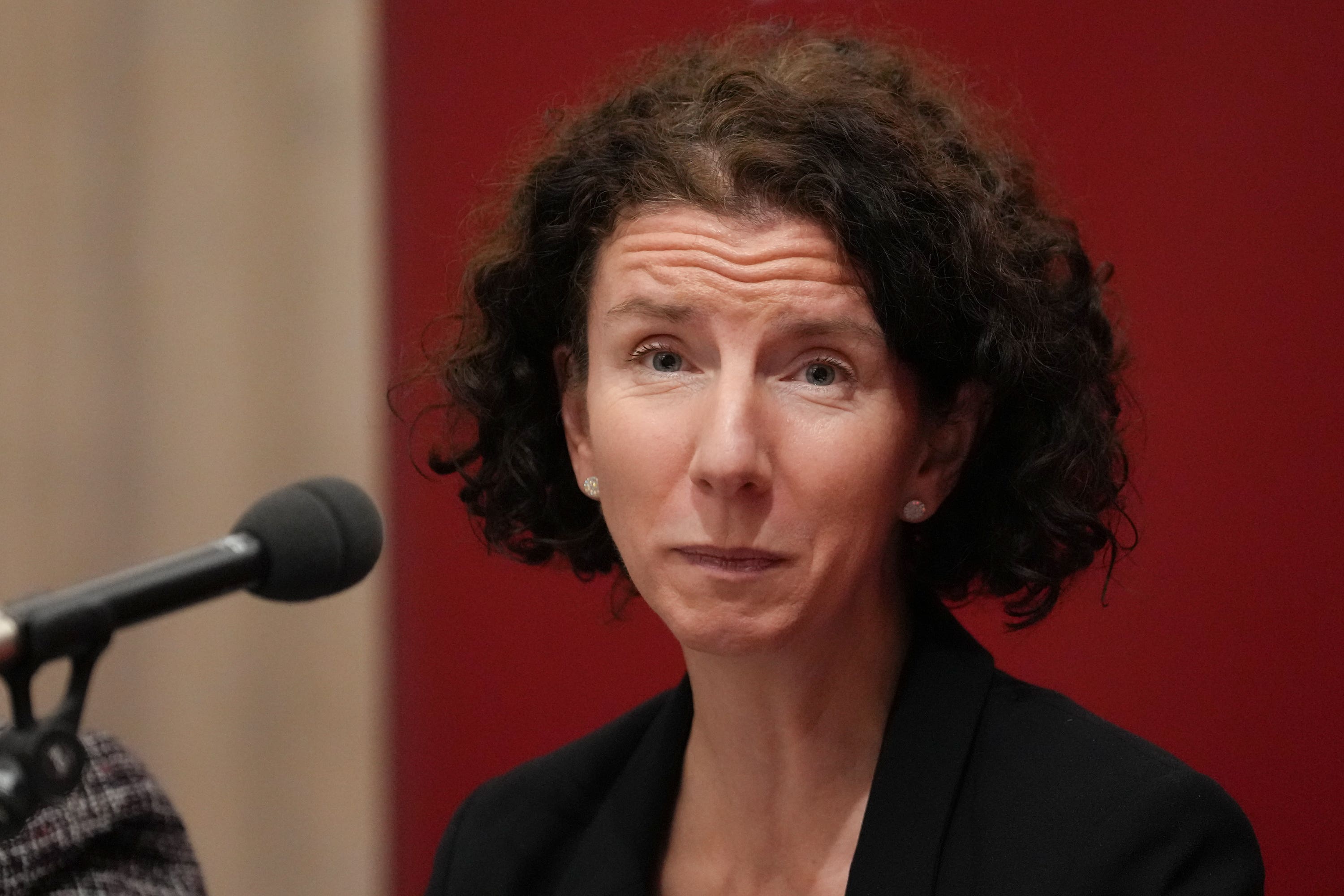 Anneliese Dodds likened the situation in Sudan to a ‘slow-motion Srebrenica’ (Maja Smiejkowska/PA)