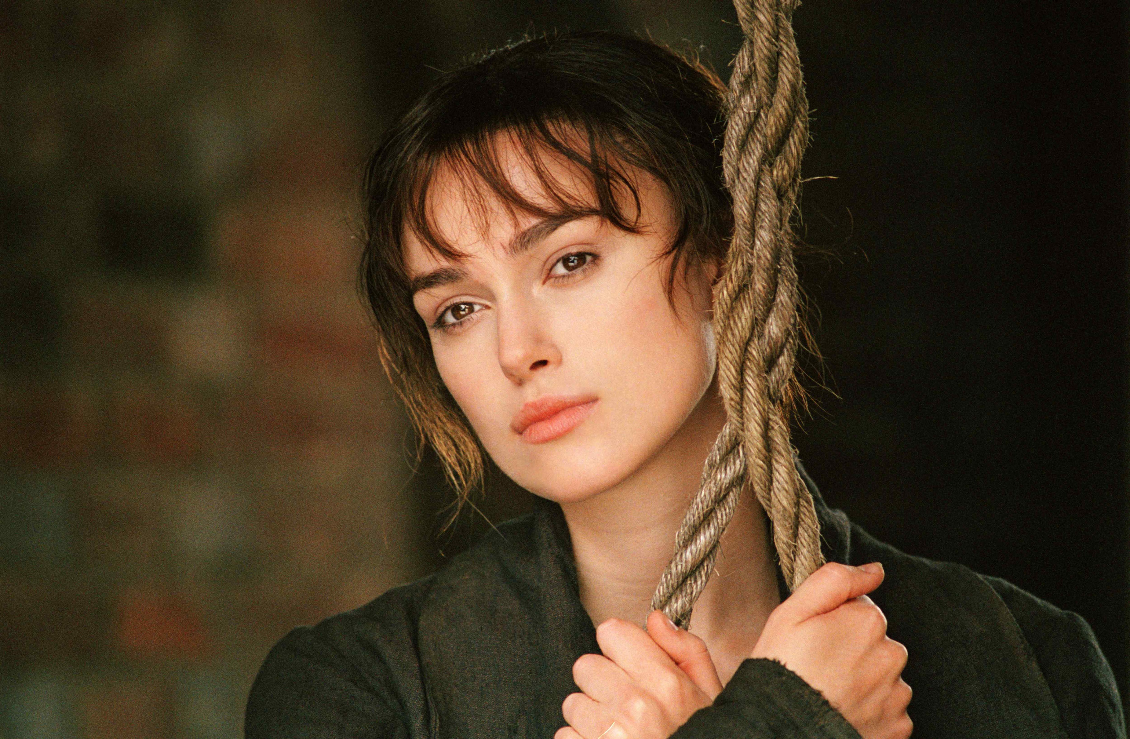 Longing looks: Keira Knightley earned an Oscar nod for her performance as Elizabeth Bennet in ‘Pride and Prejudice’