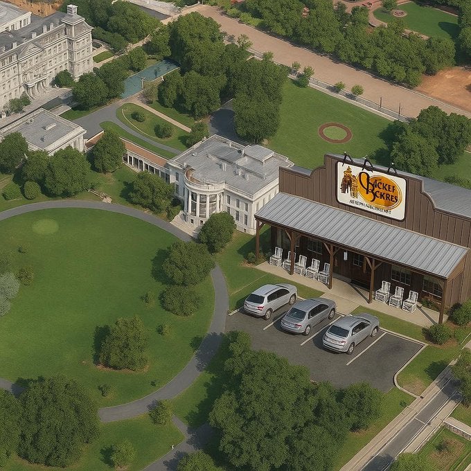 Cracker Barrel hilariously shut down rumors about a new store on the grounds of the White House