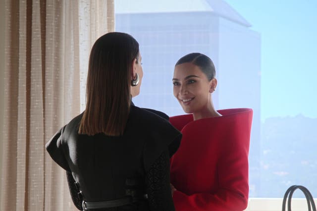 <p>Kim Kardashian spoke to Sarah Paulson about her theory that the moon landing didn’t happen in the latest episode of ‘The Kardashians’</p>