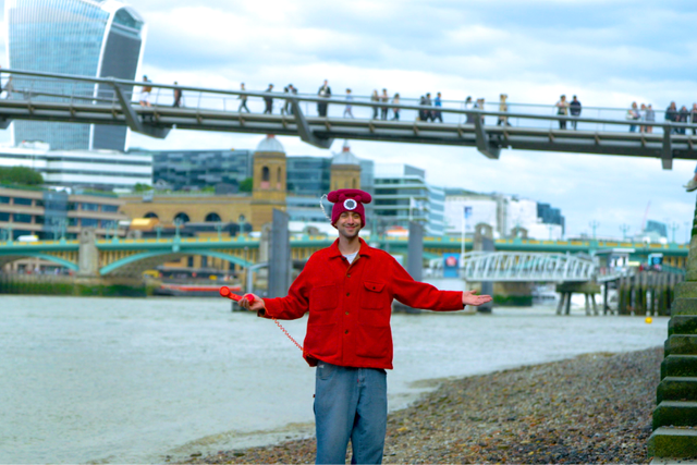 Creator Joe Bloom has turned his viral one-minute reels into an audio series titled A View From A Bridge. (Ryan O’Connor/PA)