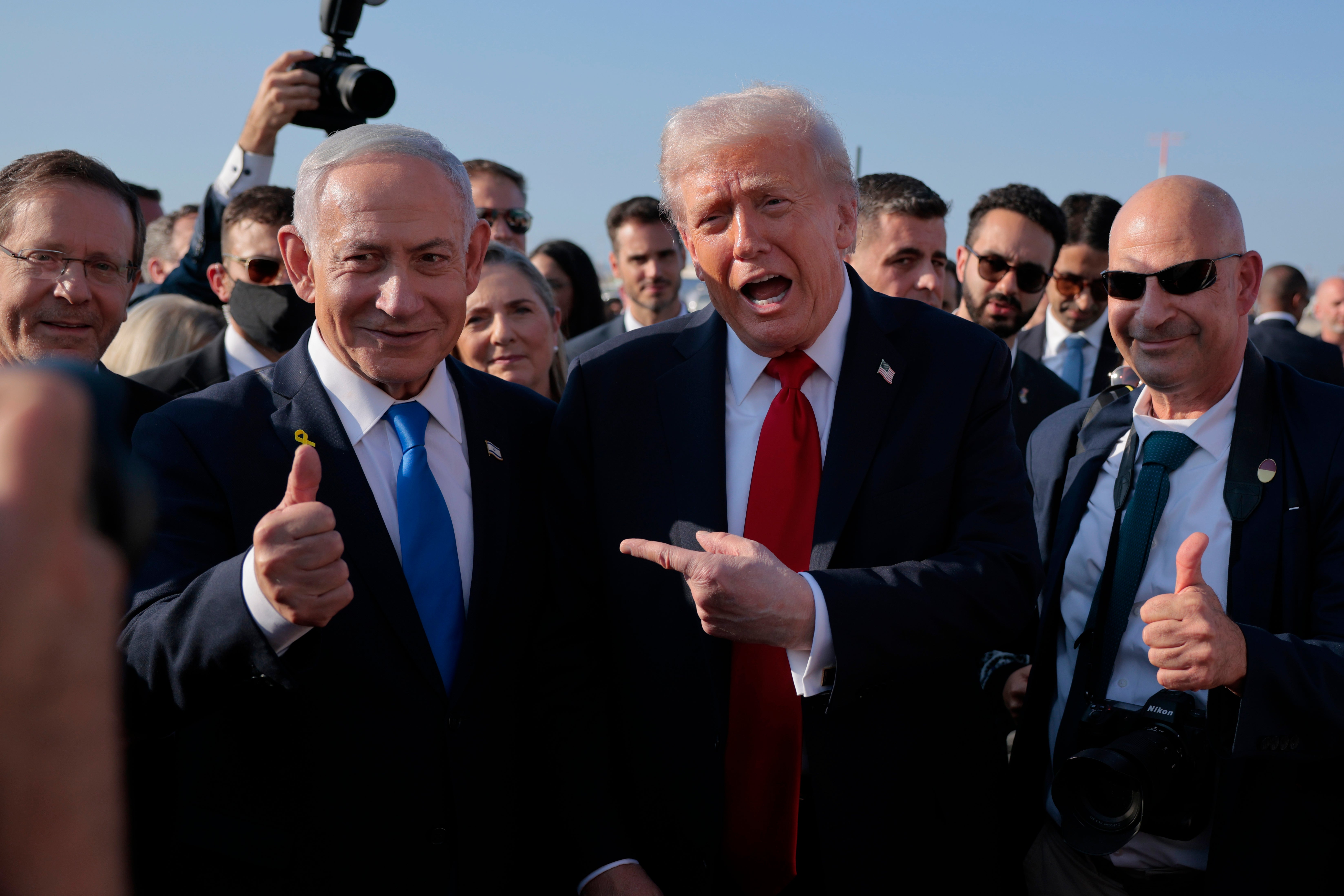US senators urged Donald Trump to push back against the move when he meets Netanyahu on Wednesday
