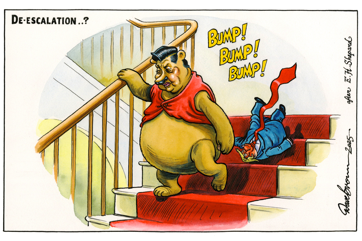 Tut mir leid, Herr Präsident, aber Xi regiert jetzt die Welt.