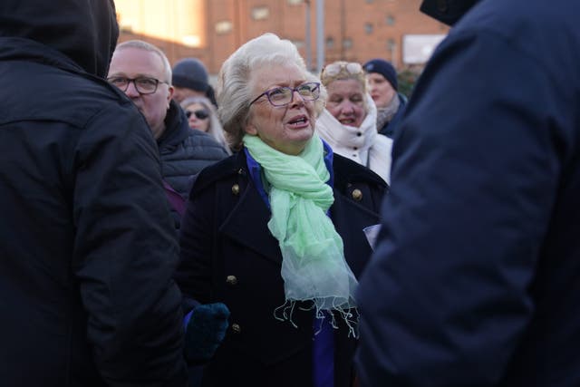 Julie Hambleton has campaigned for justice over the death of the Birmingham pub bombings victims (Jacob King/PA)