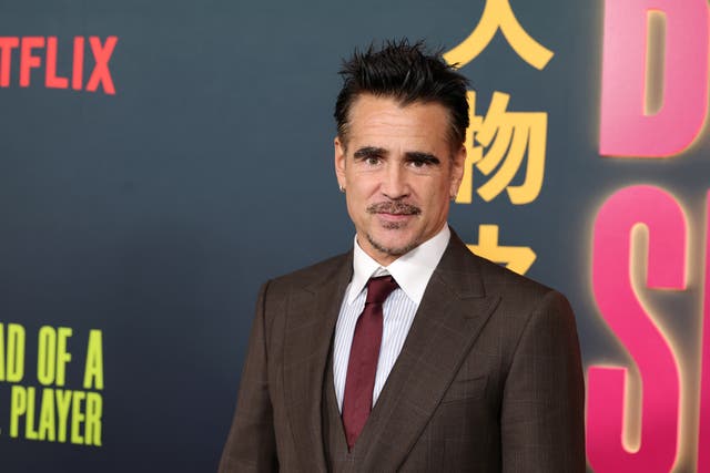 <p>Colin Farrell at the Los Angeles Special Screening of Netflix's 'Ballad of a Small Player'</p>