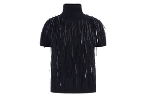 M&S x 16Arlington cashmere embellished roll neck top