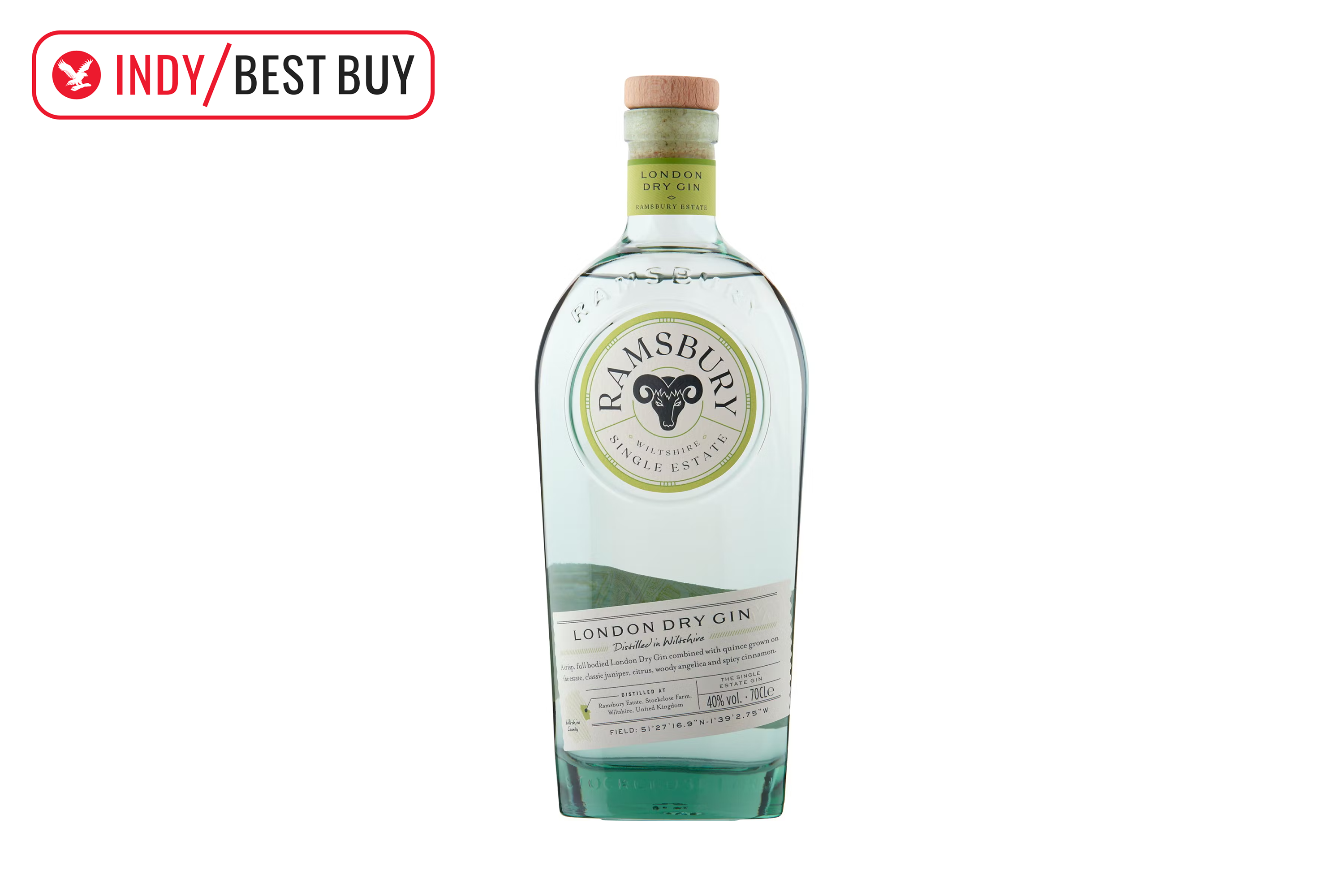 best gin indybest review Ramsbury single estate gin