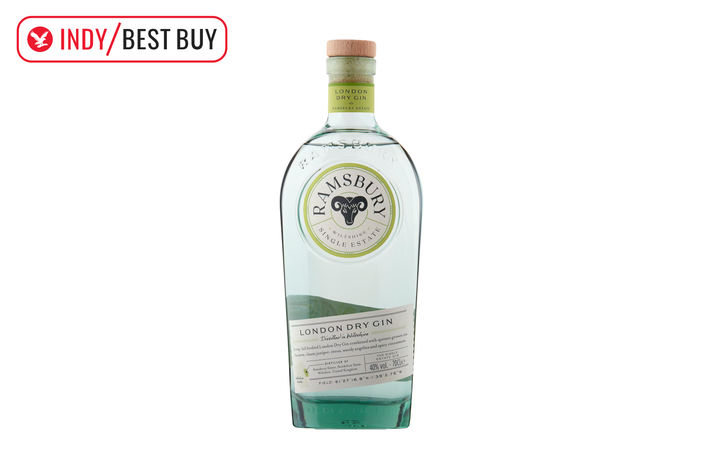 best gin indybest review Ramsbury single estate gin