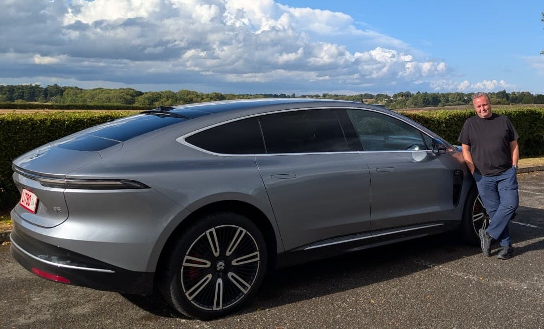 The Nio ET9 is the brand's flagship model, partly developed in the UK