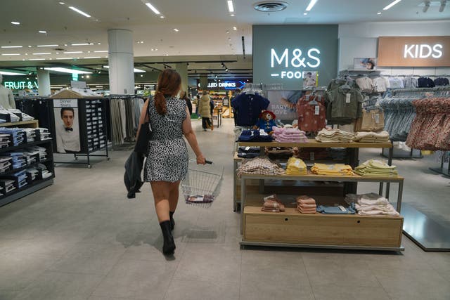 M&S will provide a half-year update next week (Yui Mok/PA)