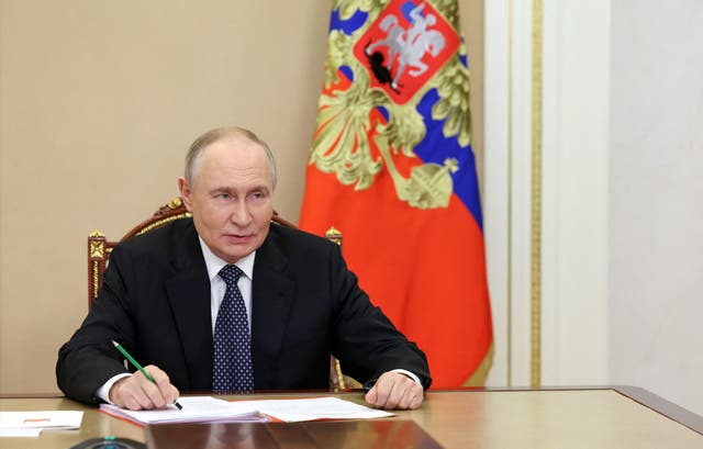 <p>Russian President Vladimir Putin</p>