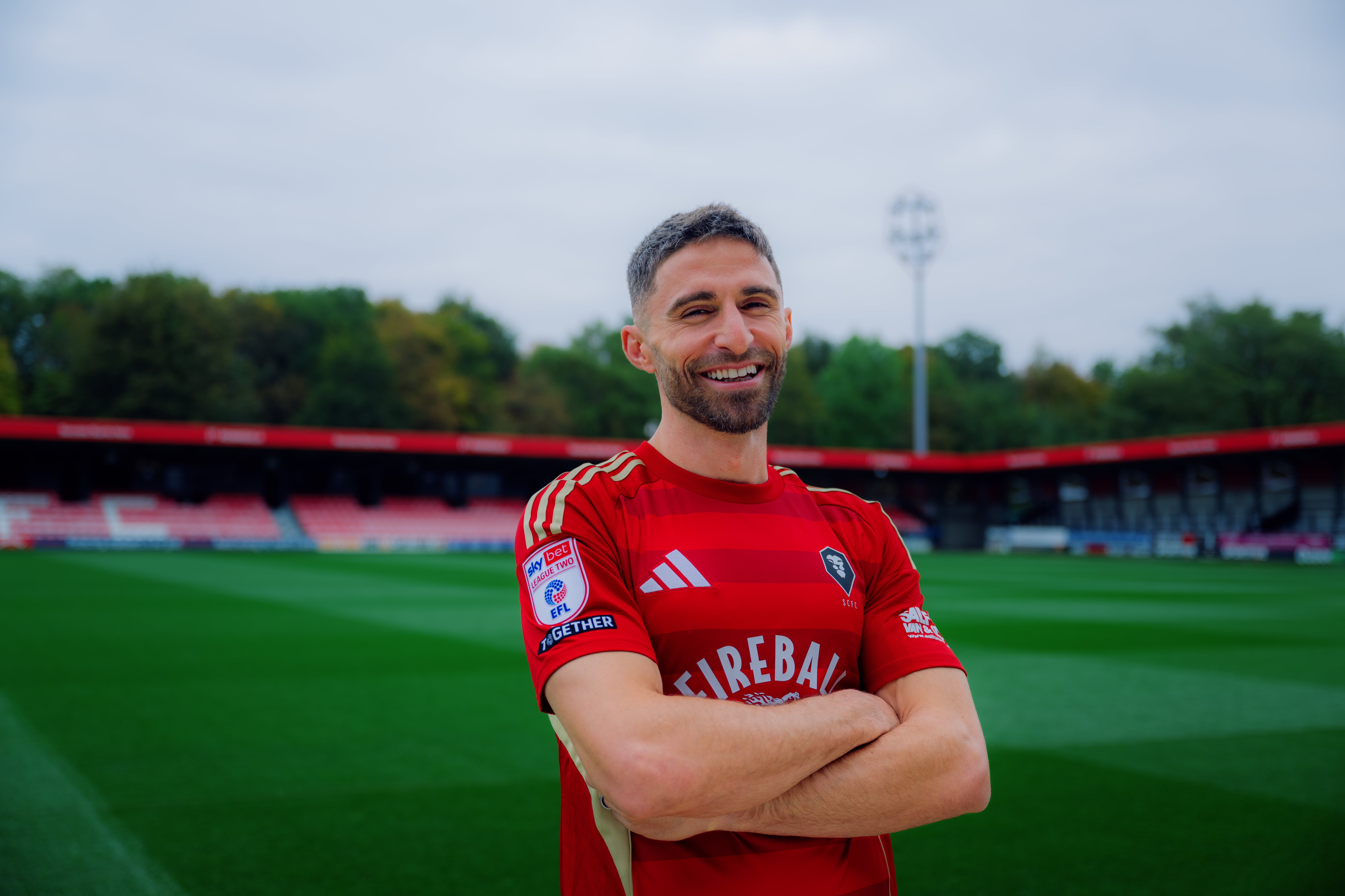 Fabio Borini, 34, joined Salford City in October