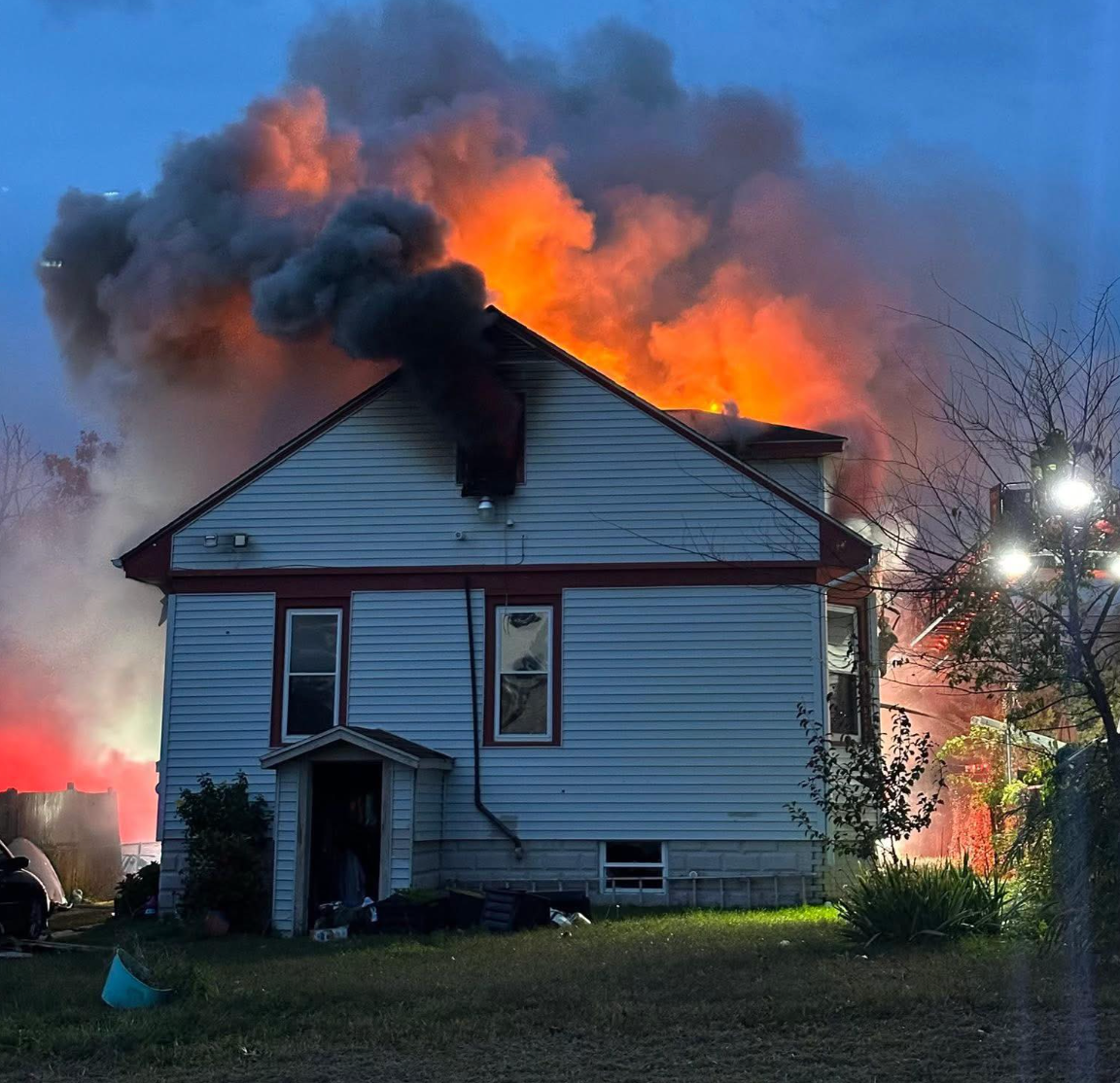 <p>A New Jersey father was hit by a car as he went to collect charitable donations to help his family after their home burned down just hours before</p>