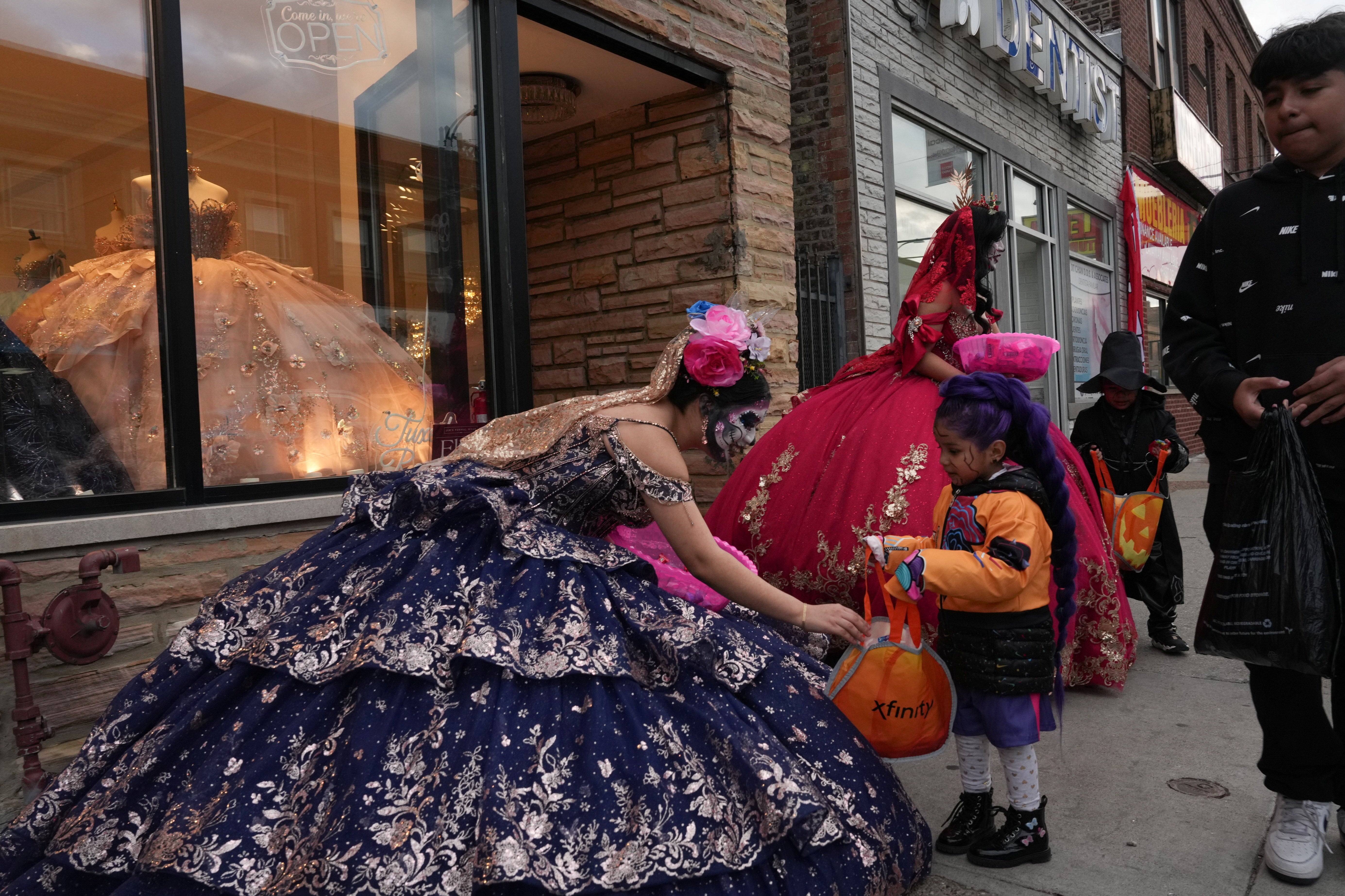 The distasteful use of holiday masks by agents in California comes as Illinois Governor JB Pritzker appealed to ICE officials to briefly cease operations in Chicago over Halloween to allow children and families to have “a break” while celebrating