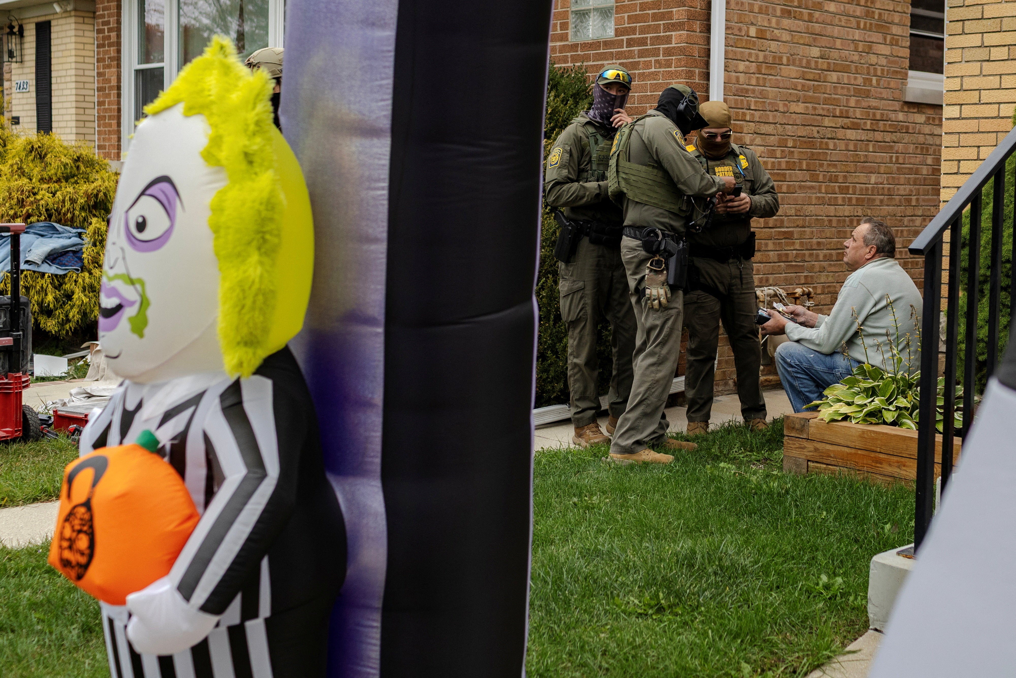 Federal agents have been spotted making raids on Halloween