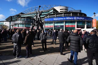 Pemandangan umum jelang pertandingan Quilter Nations Series di Allianz Stadium Twickenham, London