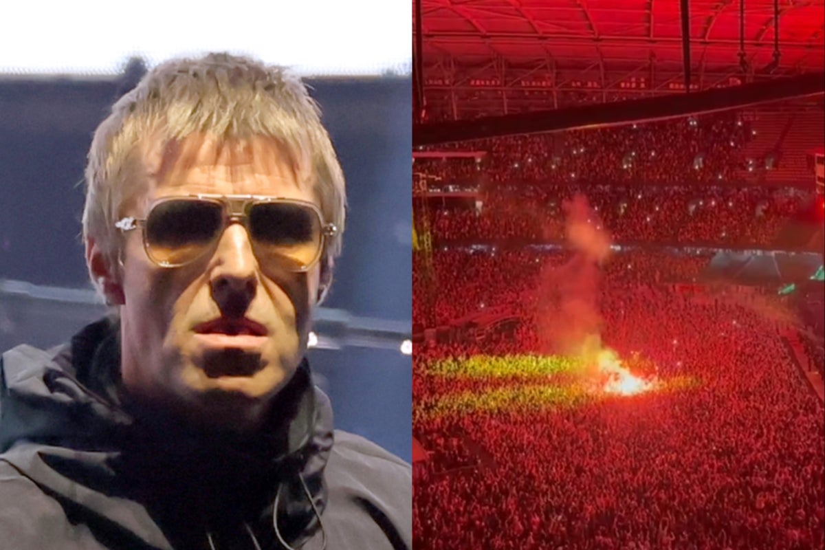 Liam Gallagher furiously chastises fan who launched flare into crowd at Oasis gig – UK Times