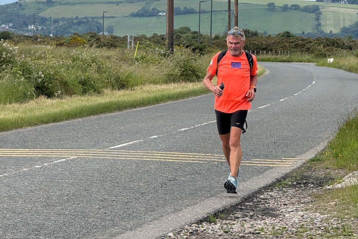 Steve James has completed 200 marathons in a bid to raise money for Cancer Research UK (Steve James/Exeter University/PA)