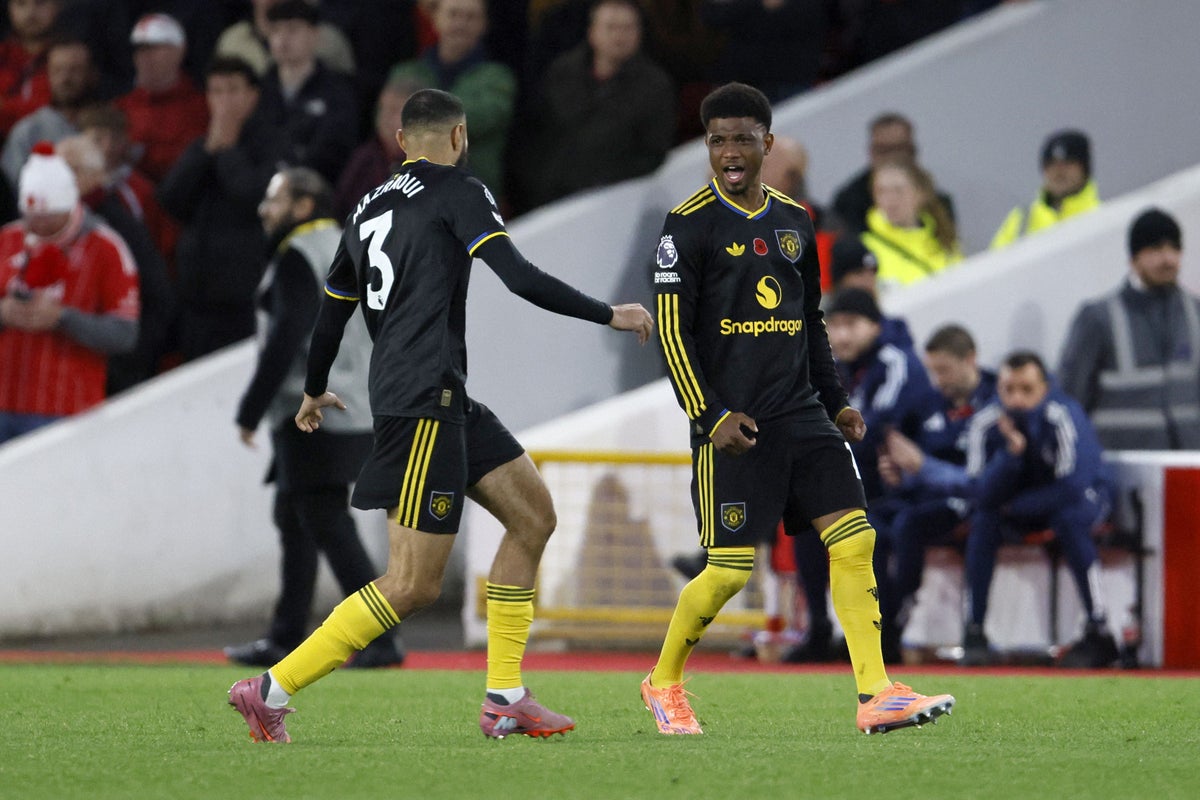 Amad Diallo rescues draw for Man Utd as Ruben Amorim marks one year in charge