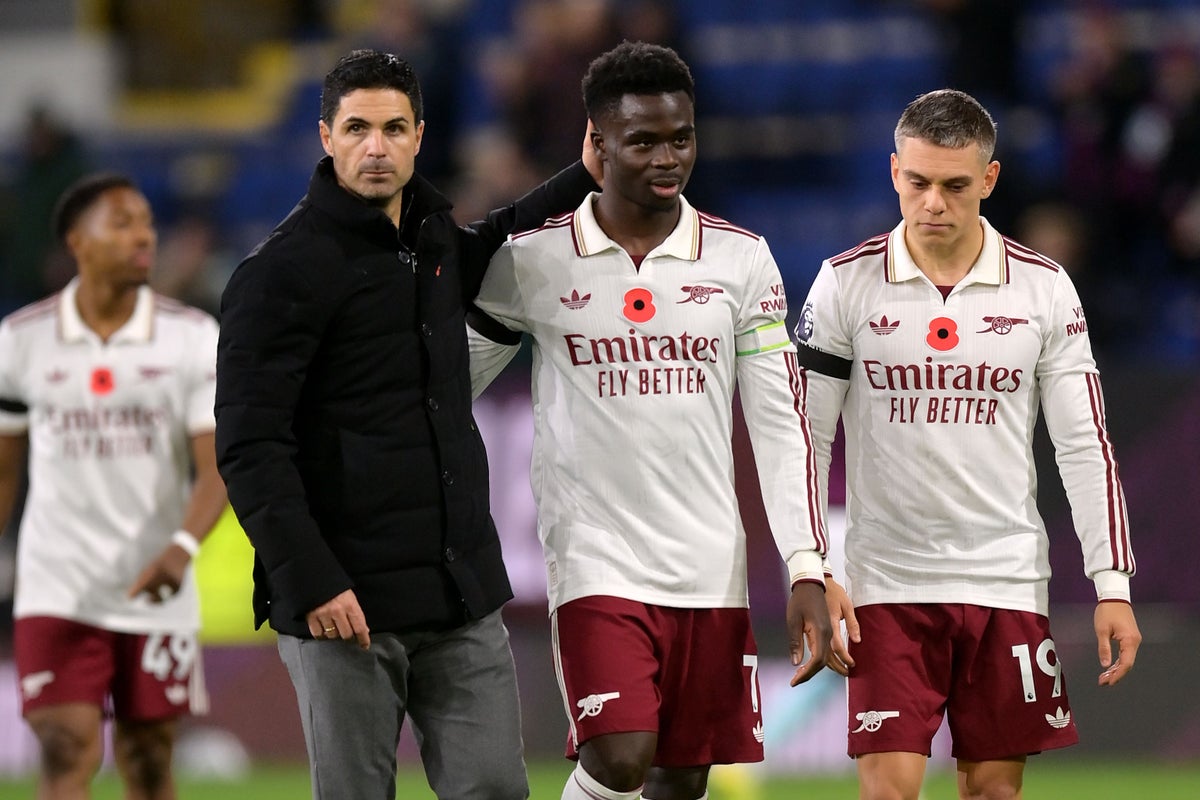 Mikel Arteta: Arsenal’s first-half display at Burnley was one of the best