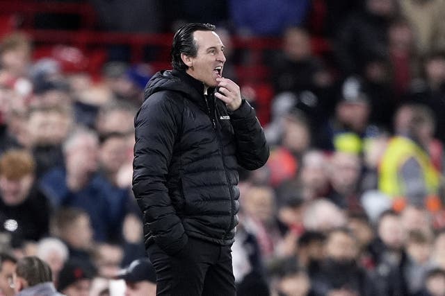 <p>Aston Villa manager Unai Emery</p>