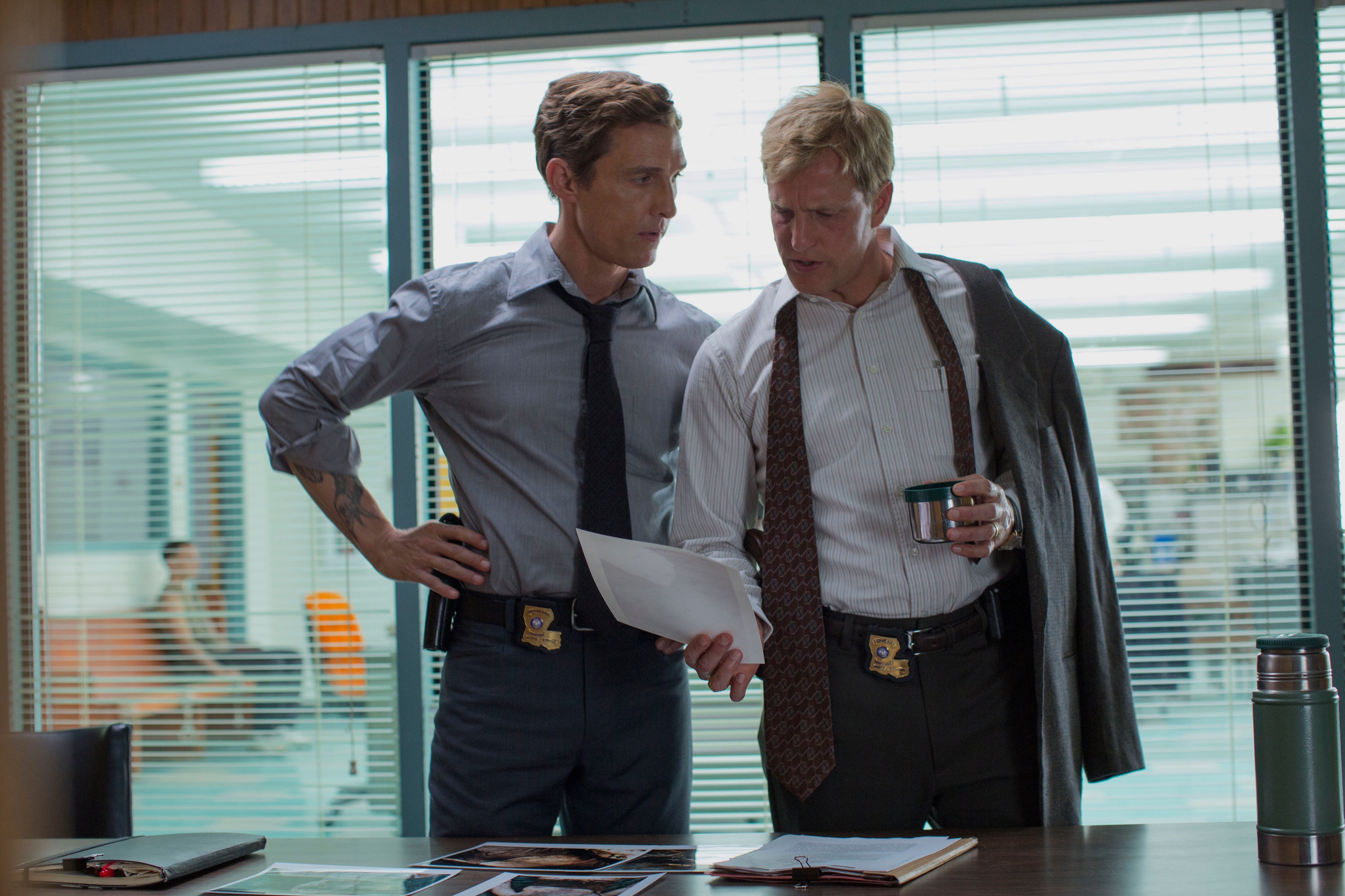 Matthew McConaughey and Woody Harrelson in 'True Detective'