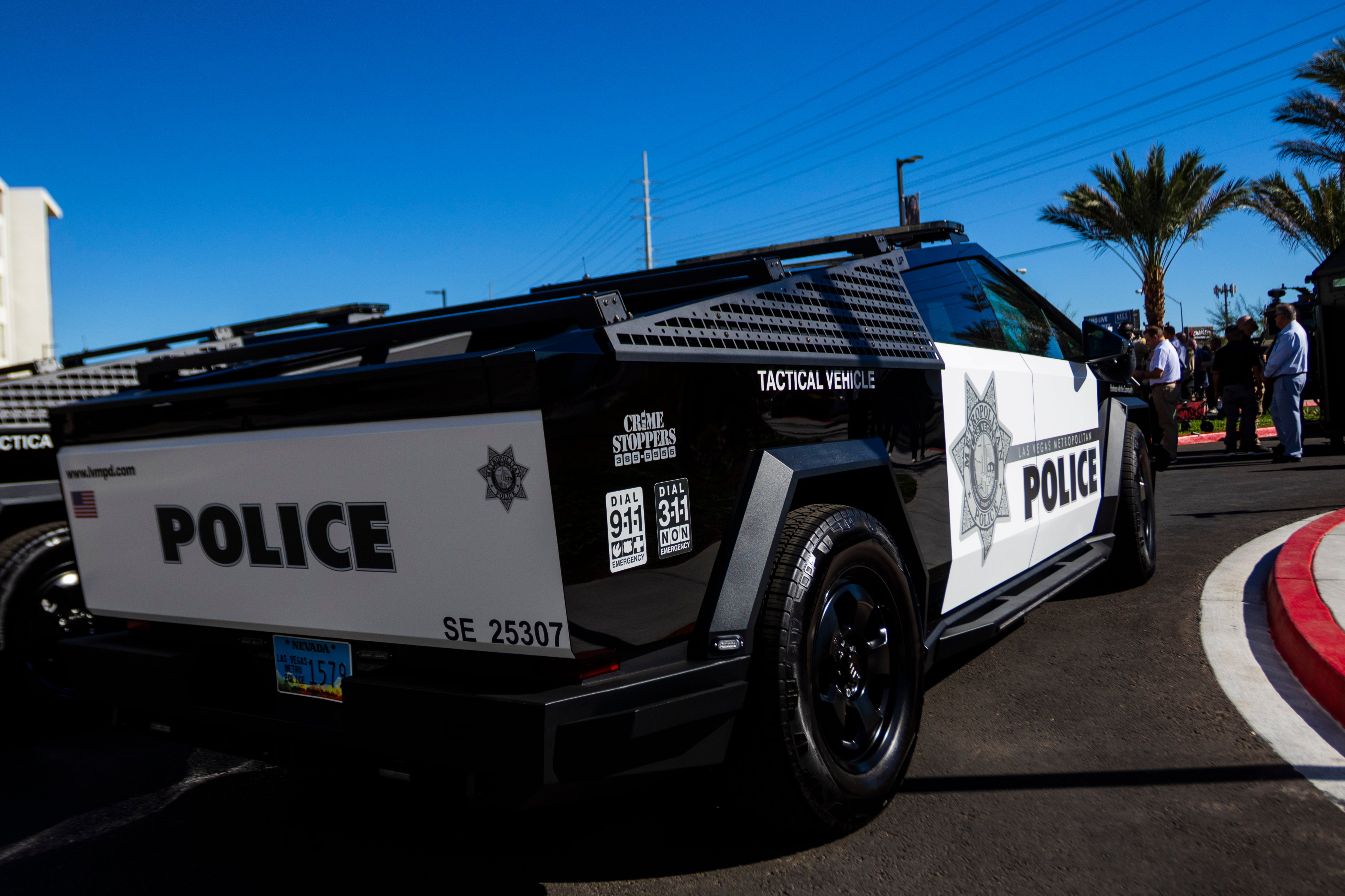 Las Vegas Police Cybertrucks
