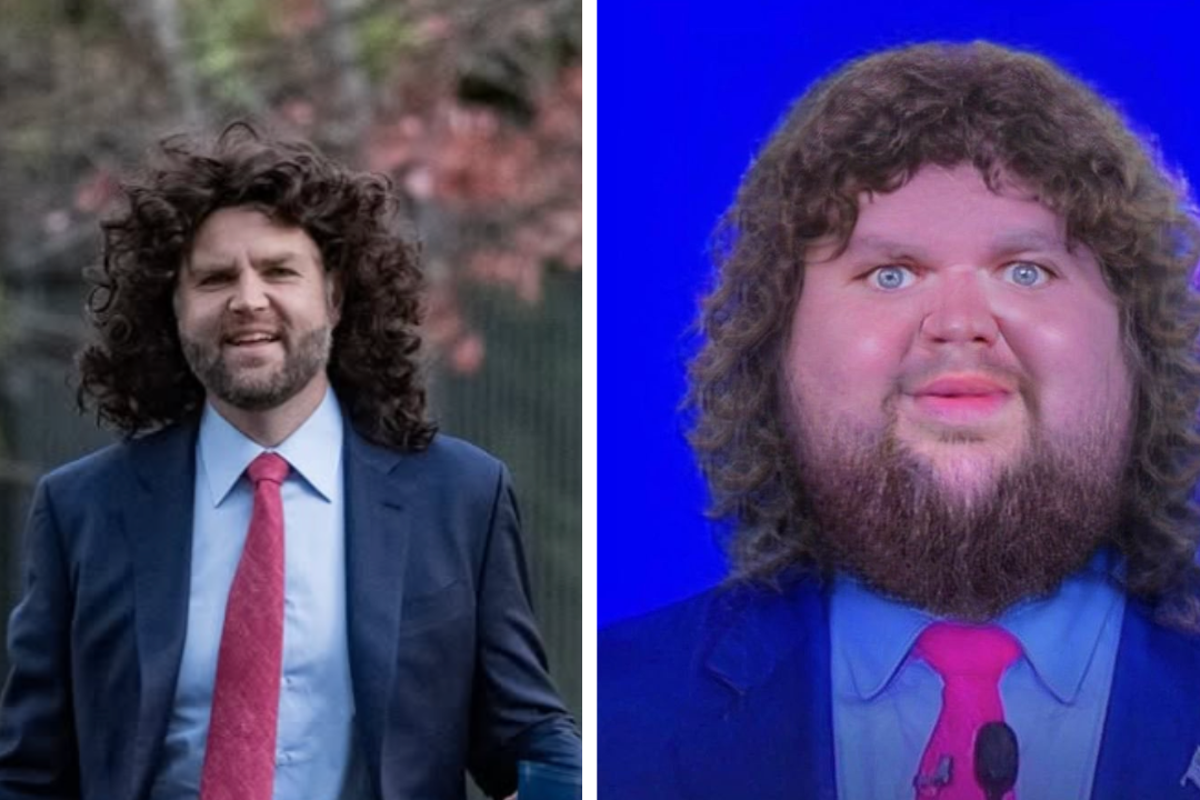 JD Vance dresses as his own online caricature in Halloween video