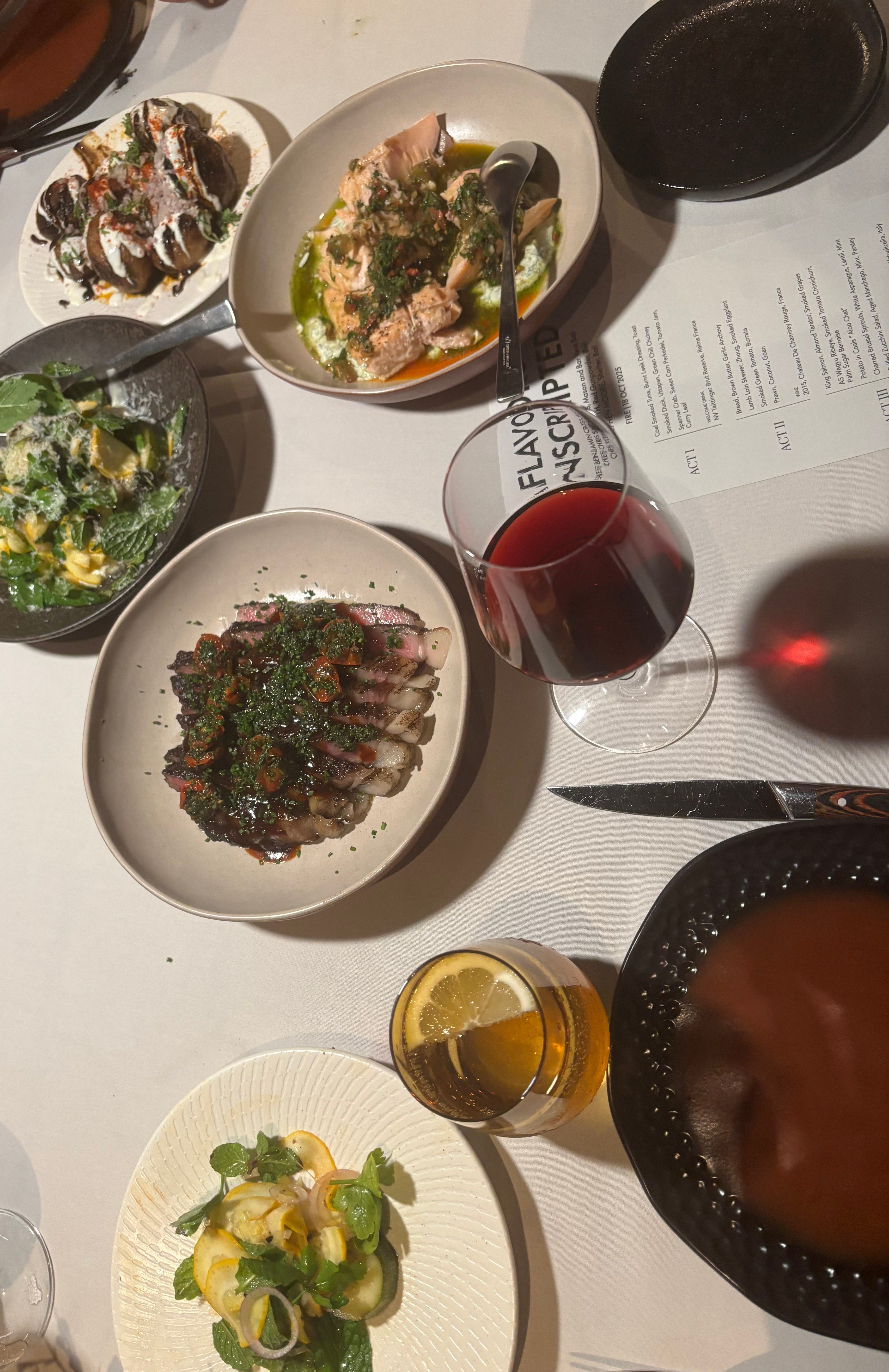 In October, the Flavors Unscripted lineup at W Maldives featured sought-after Balinese chefs Benjamin Cross, Chris Smith, and Stephen Moore, who put on two delicious nights of tasting menus with wine pairings