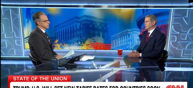 <p>Scott Bessent appeared on CNN's State of the Union on Sunday morning</p>