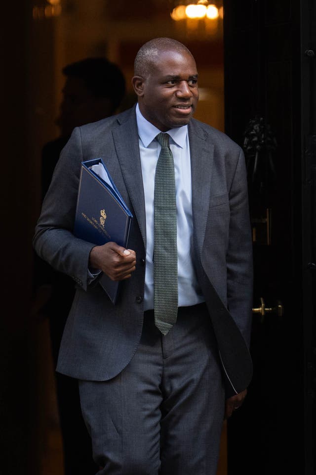 <p>Justice Secretary and Deputy Prime Minister David Lammy said it was ‘landmark legislation’ (James Manning/PA)</p>