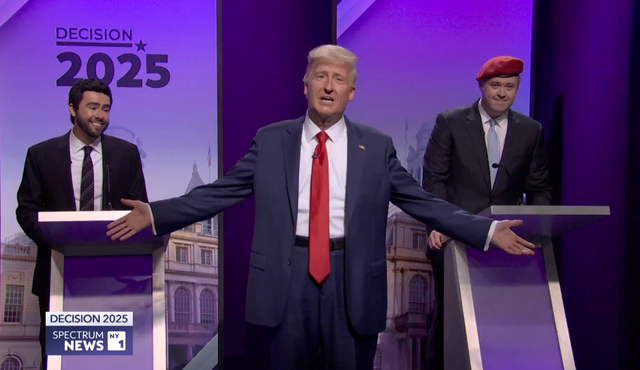 <p>James Austin Johnson starred as President Donald Trump in the latest 'Saturday Night Live' Cold Open sketch</p>