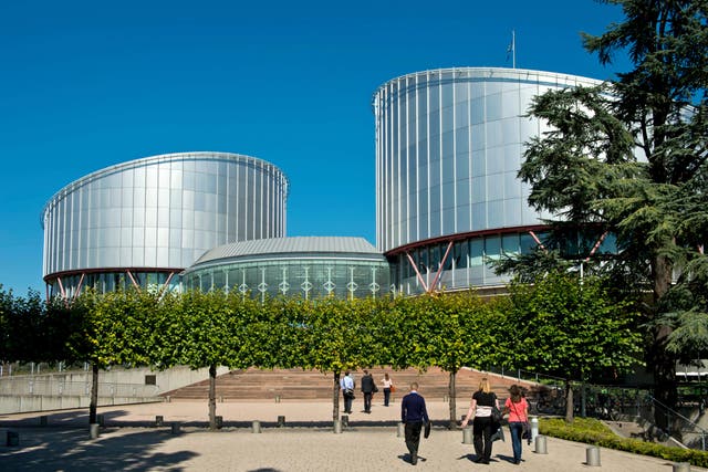 The European Court of Human Rights in Strasbourg (Alamy/PA)