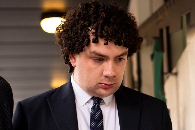 <p>Oliver Steadman at his previous Magistrates’ court appearance</p>