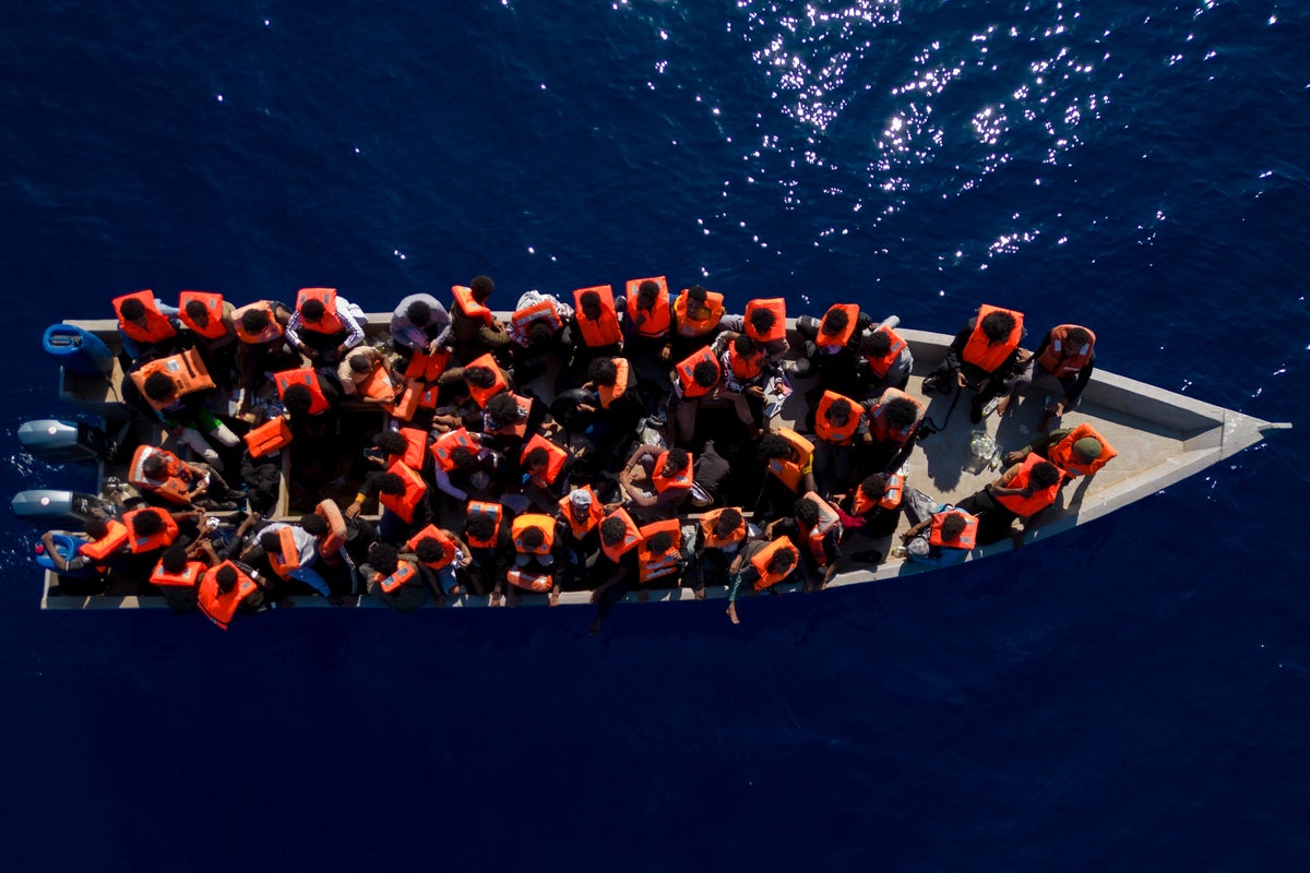 At least 42 migrants presumed dead after boat capsizes off coast of Libya